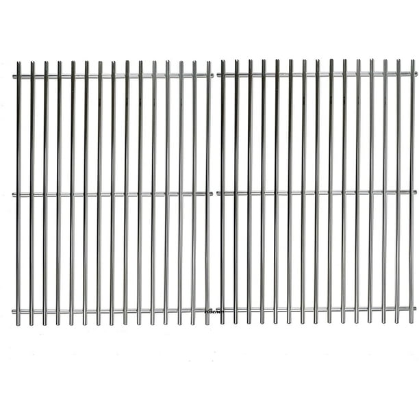 Kenmore 17 Uniflame Gas Grils Hisencn BBQ Grill Replacement Stainless Steel 17 inch Cooking grids 720-0830D 720-0888 Cooking grates Replacement Kit for Home Depot Nexgrill 720-0830H 720-0888n